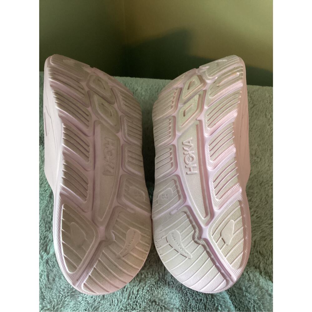 Hoka One One Ora Recovery Slide 3 Sandals Comfort Women's Pink Size M8/W10 - Picture 9 of 10